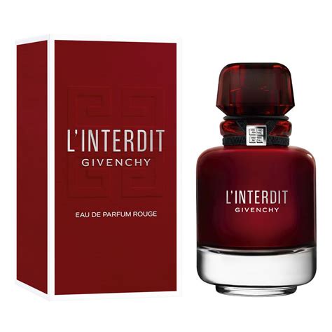 givenchy l'interdit rouge 80 ml|Givenchy l'interdit 80ml best price.